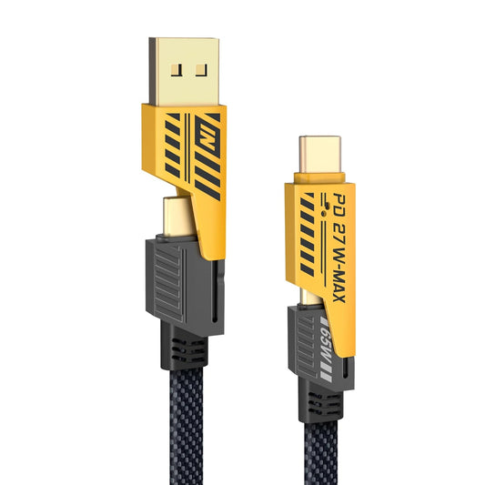 65W 4-in-1 Fast Charging Cable