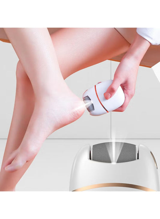 Handheld Electric Callus Remover, Rechargeable Foot File with LED Light & 2 Speeds