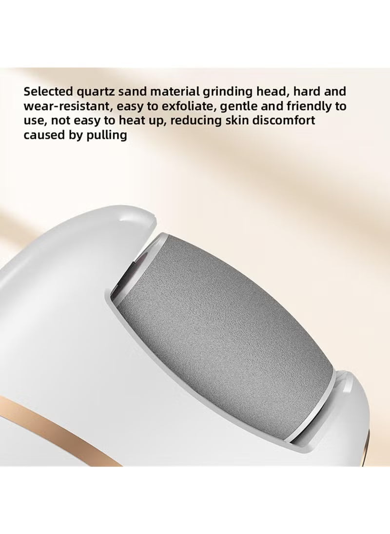 Handheld Electric Callus Remover, Rechargeable Foot File with LED Light & 2 Speeds
