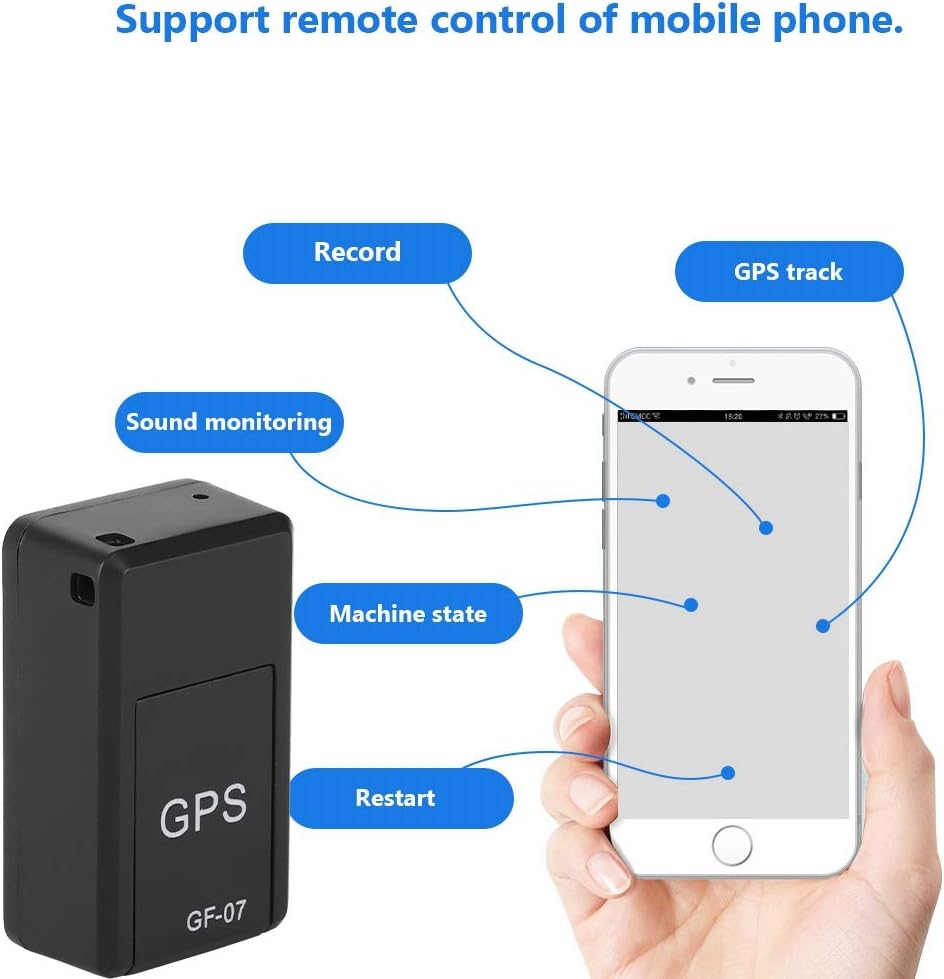 Mini GPS Tracker – Portable Magnetic Locator & Voice Recorder for Cars & Valuables